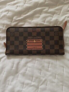 LOUIS VUITTON Damier Ebene Trunks and Locks Insolite Wallet